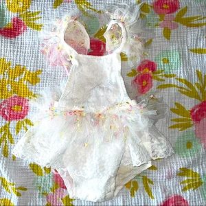 Babygirl white/pastel romper